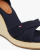 Tommy Hilfiger Kadın Lacivert Yüksek Taban Askılı Espadril