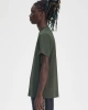 Fred Perry Erkek Haki Logo Detaylı T-shirt
