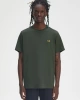 Fred Perry Erkek Haki Logo Detaylı T-shirt