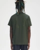 Fred Perry Erkek Haki Logo Detaylı T-shirt