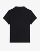 Fred Perry Kadın Siyah Cep Detaylı Polo Yaka T-shirt