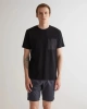 Gant Erkek Siyah Regular Fit Bisiklet Yaka T-Shirt