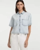 Guess Kadın  Mavi Fit  Jean Gömlek