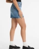Guess Kadın  Mavi Jean Mini Etek