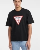 Guess Erkek    Siyah İkonik T-Shirt