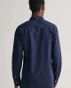 Gant  Erkek Lacivert Slim Fit Düğmeli Yaka Broadcloth Gömlek