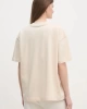 Calvin Klein Kadın Logo Baskılı Ekru T-shirt
