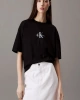 Calvin Klein Kadın Logo Baskılı Siyah T-shirt