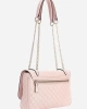Guess Adam Convertible Crossbody Flap Pale Rose Çanta