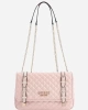 Guess Adam Convertible Crossbody Flap Pale Rose Çanta