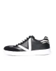 Guess Aviana Üçgen Logolu Deri Sneaker Kadın Ayakkabı Siyah