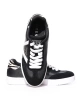 Guess Aviana Üçgen Logolu Deri Sneaker Kadın Ayakkabı Siyah