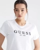 Guess Bisiklet Yaka Beyaz Kadın T-Shirt
