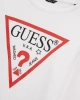 Guess Çocuk Üçgen Logolu Beyaz Sweatshirt