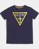 Guess Çocuk Üçgen Logolu Mavi T-Shirt