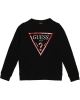 Guess Çocuk Üçgen Logolu Siyah Sweatshirt