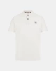 Guess Erkek Beyaz Yıkamalı Polo Tişört