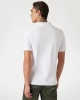 Guess Erkek Beyaz Yıkamalı Polo Tişört