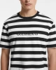 Guess Erkek Çok Renkli Çizgili Kısa Kollu Tişört
