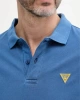Guess Erkek Lacivert Basic Polo Tişört