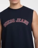 Guess Erkek Lacivert Kolej Baskılı Atlet