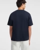 Guess Erkek Lacivert Üçgen Logolu  T-Shirt