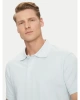 Guess Erkek Mavi Nakışlı Polo Tişört