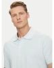 Guess Erkek Mavi Nakışlı Polo Tişört