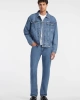 Guess Erkek  Mavi  Oversized Denim Trucker Ceket