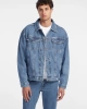 Guess Erkek  Mavi  Oversized Denim Trucker Ceket