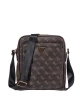 Guess Erkek Kahverengi Milano Üstten Fermuarlı Ön Cepli Cros