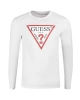 Guess Erkek Orjinal Logolu Beyaz T-Shirt