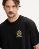 Guess Erkek Siyah Patch Detaylı Tişört