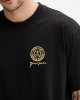 Guess Erkek Siyah Patch Detaylı Tişört