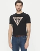 Guess Erkek Siyah Triangle Logolu Tişört