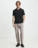 Guess Erkek Siyah Üçgen Polo T-Shirt