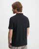 Guess Erkek Siyah Üçgen Polo T-Shirt