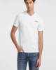 Guess Erkek Slim Fit  Beyaz Kısa Kollu Tişört