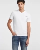 Guess Erkek Slim Fit  Beyaz Kısa Kollu Tişört