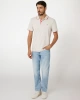 Guess Erkek  Krem Sterch Polo  T-Shirt