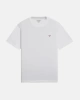 Guess Jeans Erkek Beyaz Mini Üçgen Logolu T-Shirt