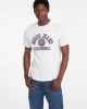 Guess Jeans Erkek  Calıfornıa  Logolu Beyaz T-shirt
