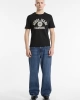 Guess Jeans Erkek  Calıfornıa Logolu  Siyah T-Shirt