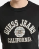 Guess Jeans Erkek  Calıfornıa Logolu  Siyah T-Shirt