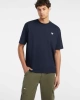 Guess Jeans Erkek Koyu Mavi Mini Üçgen Logolu T-Shirt