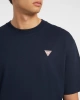 Guess Jeans Erkek Koyu Mavi Mini Üçgen Logolu T-Shirt