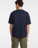 Guess Jeans Erkek Koyu Mavi Mini Üçgen Logolu T-Shirt