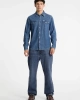 Guess Jeans Erkek Mavi Slim Uzun Kol Denim Gömlek