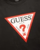 Guess Jeans Erkek Siyah Jarseli Logolu İkonik T-Shirt