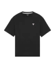 Guess Jeans Erkek Siyah Mini Üçgen Logolu T-Shirt